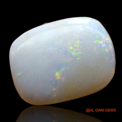 Natural Fire Opal Gemstone 2.00 Cts Loose Oval Cabochon From Australia 13x10x3 mm AC-986