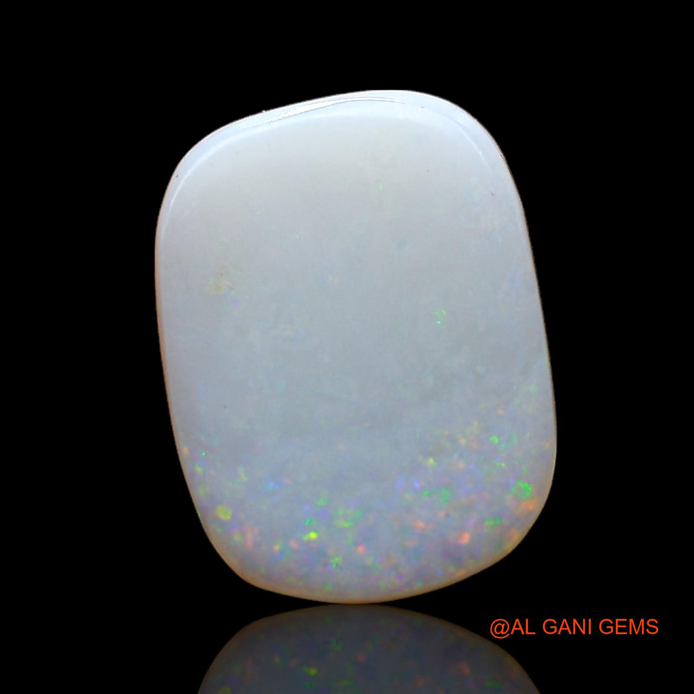 Natural Fire Opal Gemstone 2.00 Cts Loose Oval Cabochon From Australia 13x10x3 mm AC-986