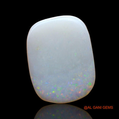 Natural Fire Opal Gemstone 2.00 Cts Loose Oval Cabochon From Australia 13x10x3 mm AC-986