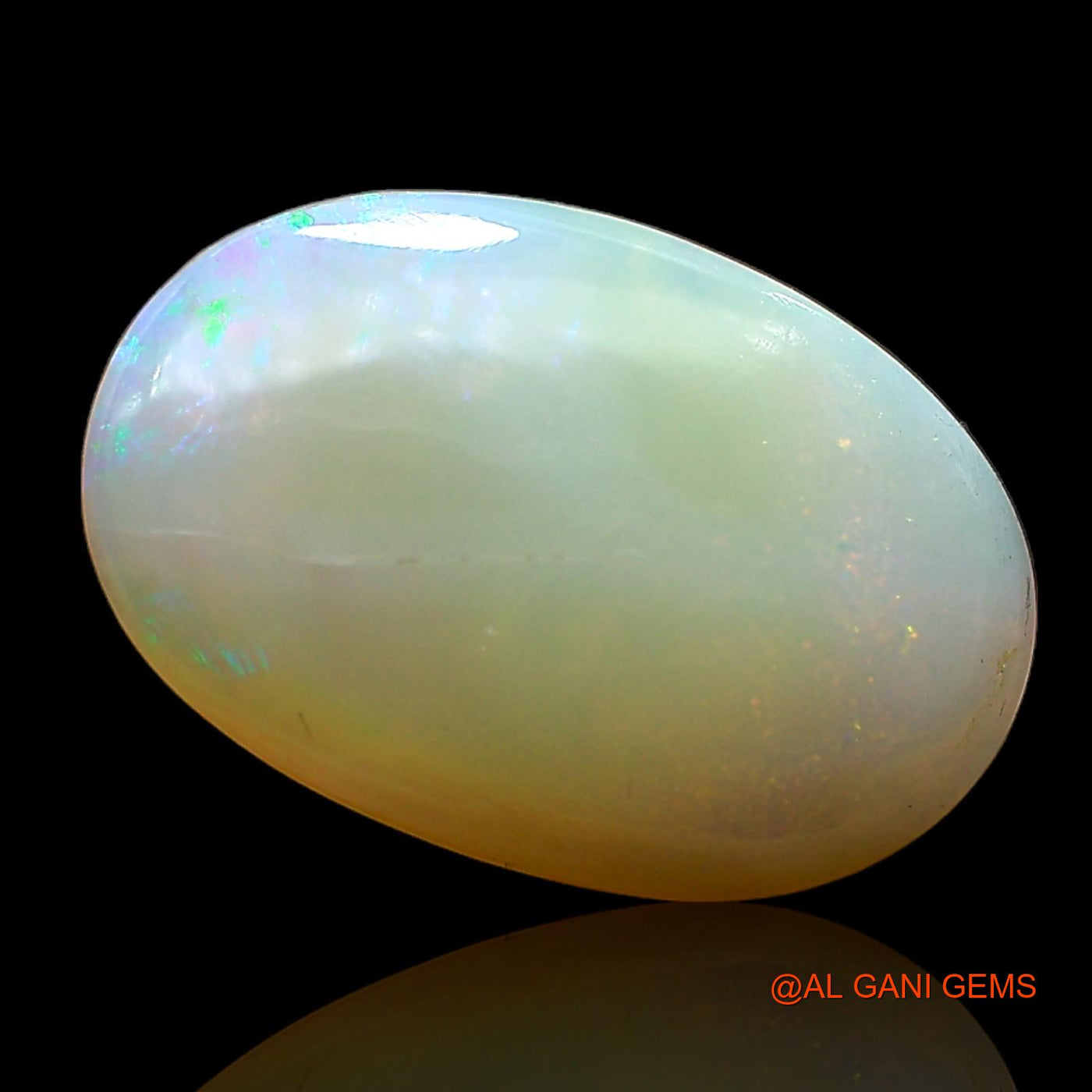 3.00 Cts Natural Australian Fire Opal Loose Gemstone Oval Cabochon 14x9x3 mm AC-987