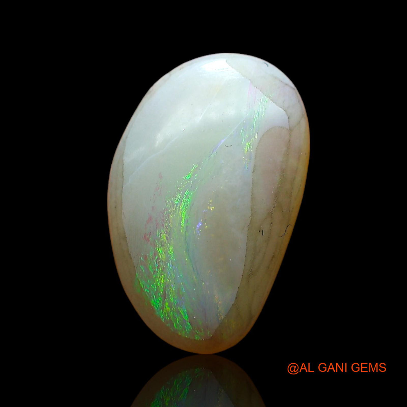 2.00 Cts Natural Australian Fire Opal Loose Gemstone Fancy Cabochon 14x9x3 mm AC-988