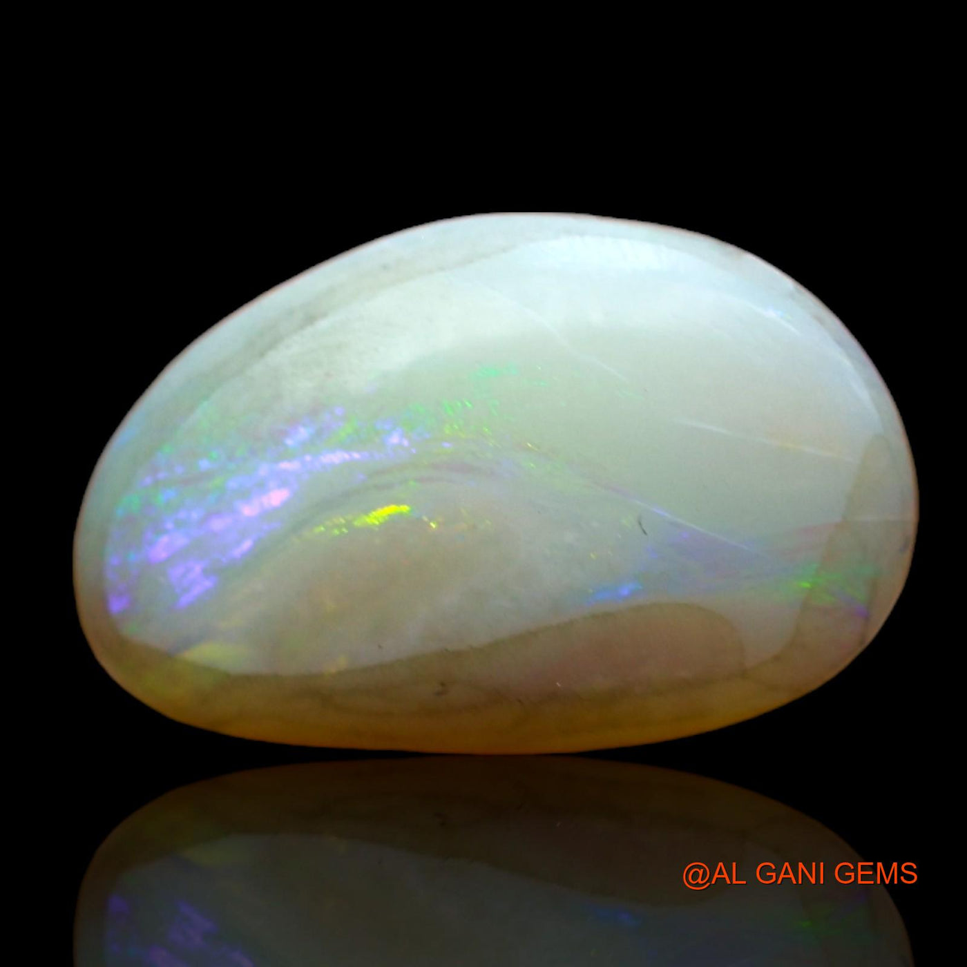 2.00 Cts Natural Australian Fire Opal Loose Gemstone Fancy Cabochon 14x9x3 mm AC-988