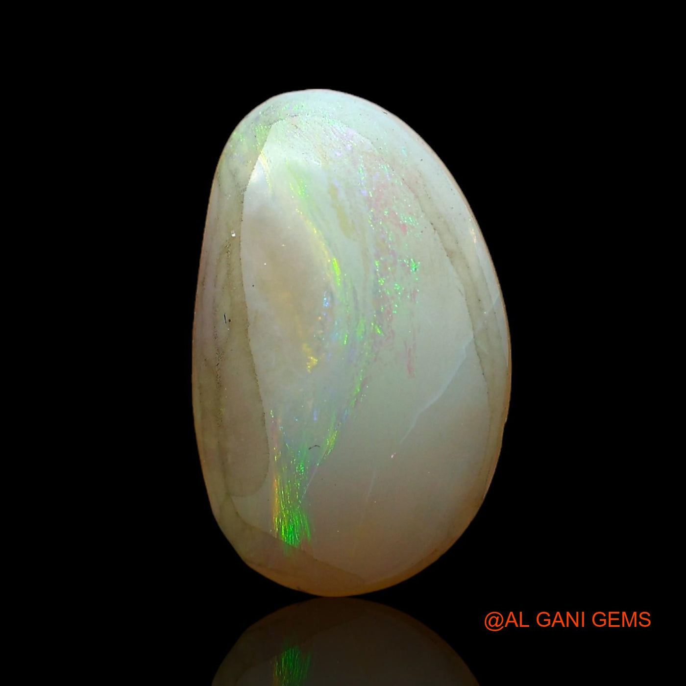 2.00 Cts Natural Australian Fire Opal Loose Gemstone Fancy Cabochon 14x9x3 mm AC-988