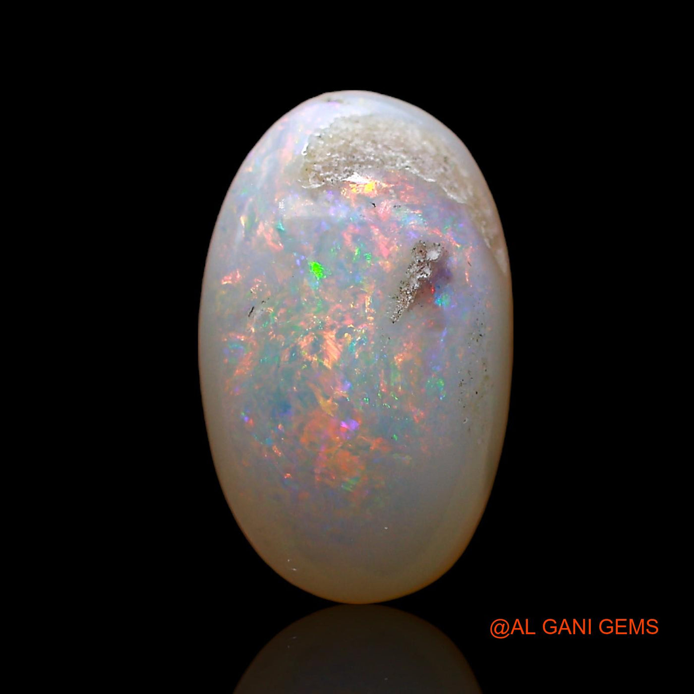 3.00 Cts Unheated Australian Fire Opal Loose Gemstone Oval Cabochon Natural 13x8x4 mm AC-989