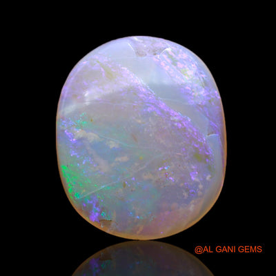 Natural Fire Opal Gemstone 5.00 Cts Loose Oval Cabochon From Australia 16x13x3 mm AC-98
