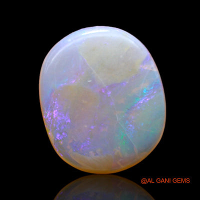 Natural Fire Opal Gemstone 5.00 Cts Loose Oval Cabochon From Australia 16x13x3 mm AC-98