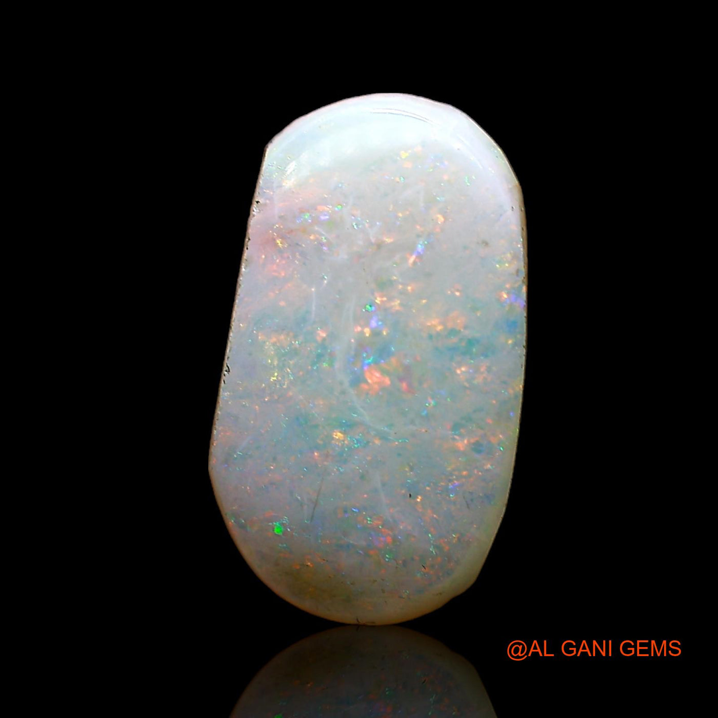 1.80 Cts Natural Australian Fire Opal Oval Cabochon Loose Gemstone For Jewelry 14x7x2 mm AC-991