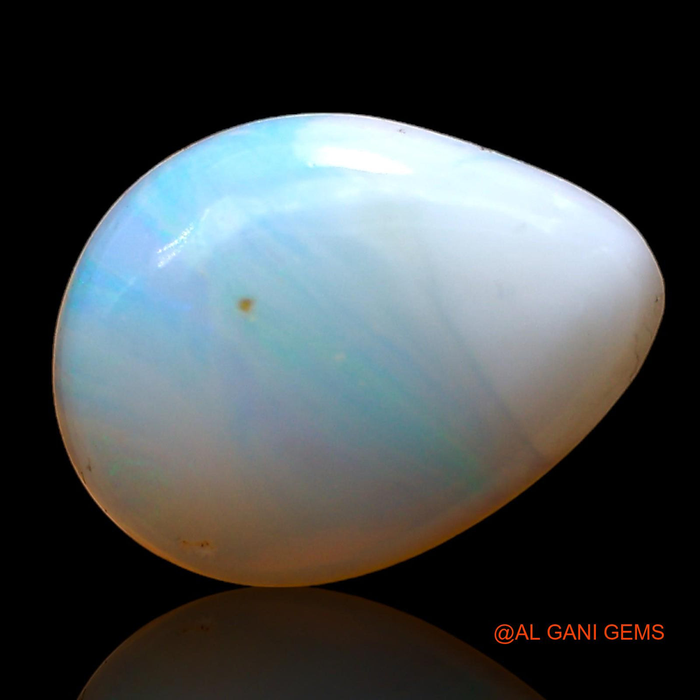 2.00 Cts Natural Australian Fire Opal Loose Gemstone Pear Cabochon 13x10x2 mm AC-993