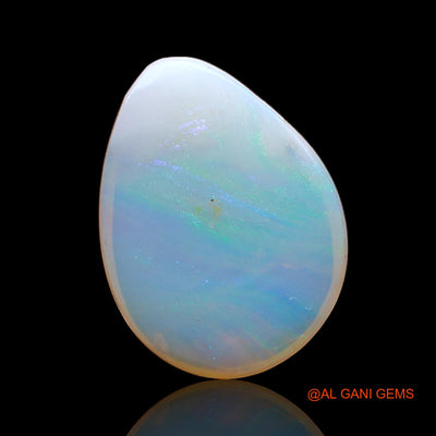 2.00 Cts Natural Australian Fire Opal Loose Gemstone Pear Cabochon 13x10x2 mm AC-993