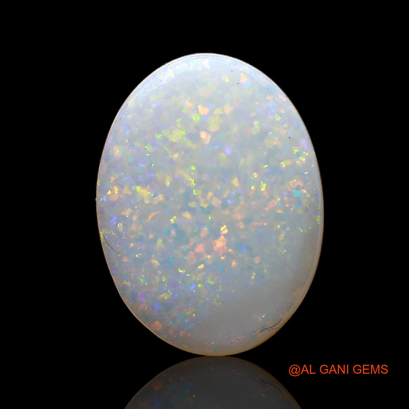 1.50 Cts Natural Australian Fire Opal Loose Gemstone Oval Cabochon 12x9x2 mm AC-994