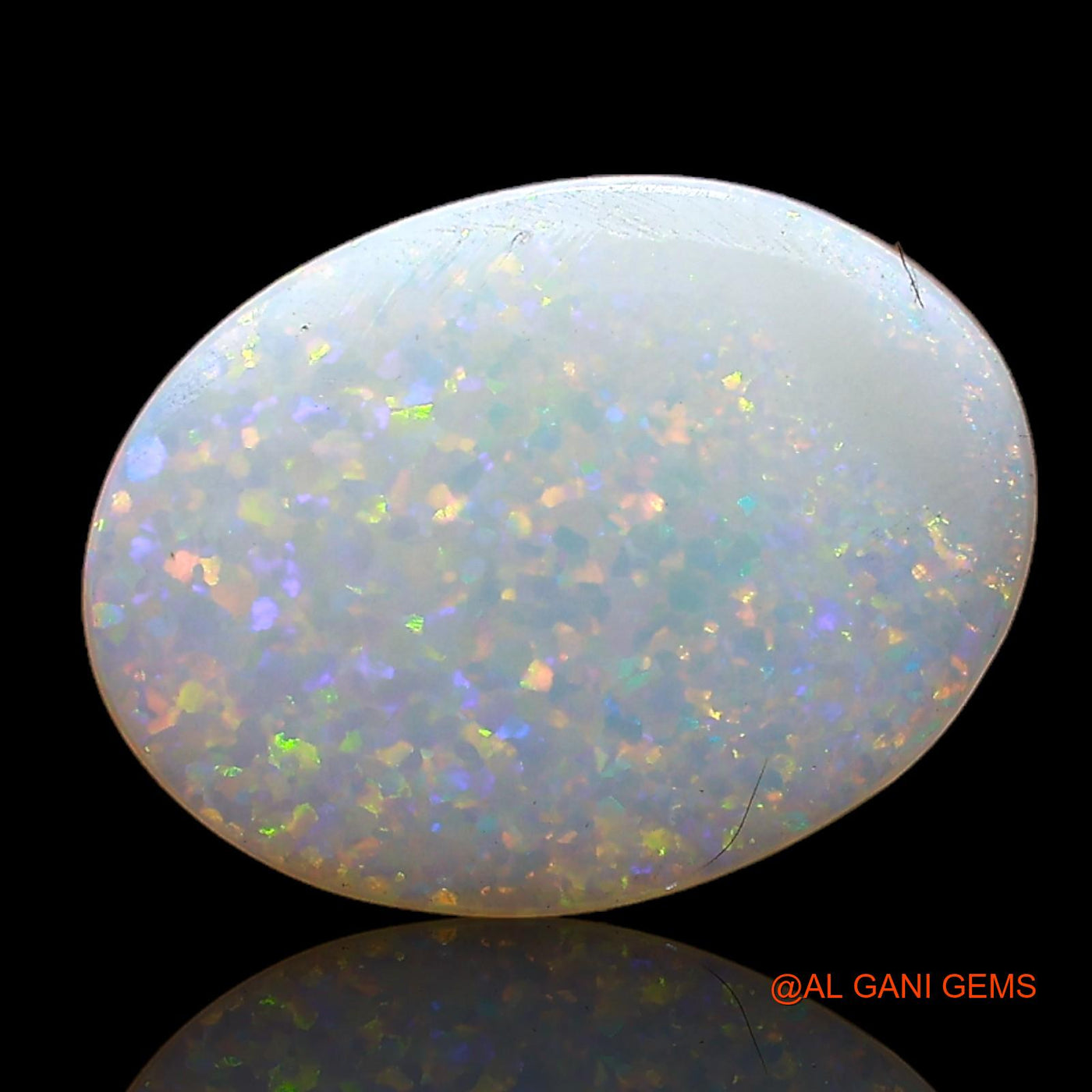 1.50 Cts Natural Australian Fire Opal Loose Gemstone Oval Cabochon 12x9x2 mm AC-994