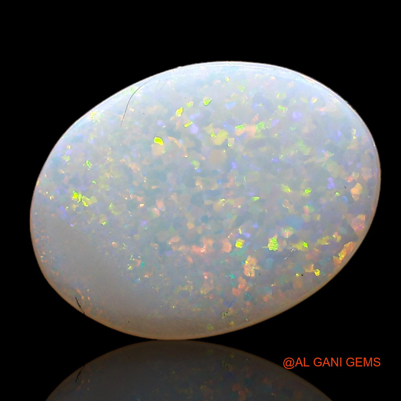 1.50 Cts Natural Australian Fire Opal Loose Gemstone Oval Cabochon 12x9x2 mm AC-994