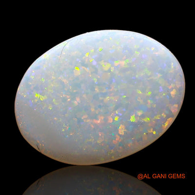 1.50 Cts Natural Australian Fire Opal Loose Gemstone Oval Cabochon 12x9x2 mm AC-994