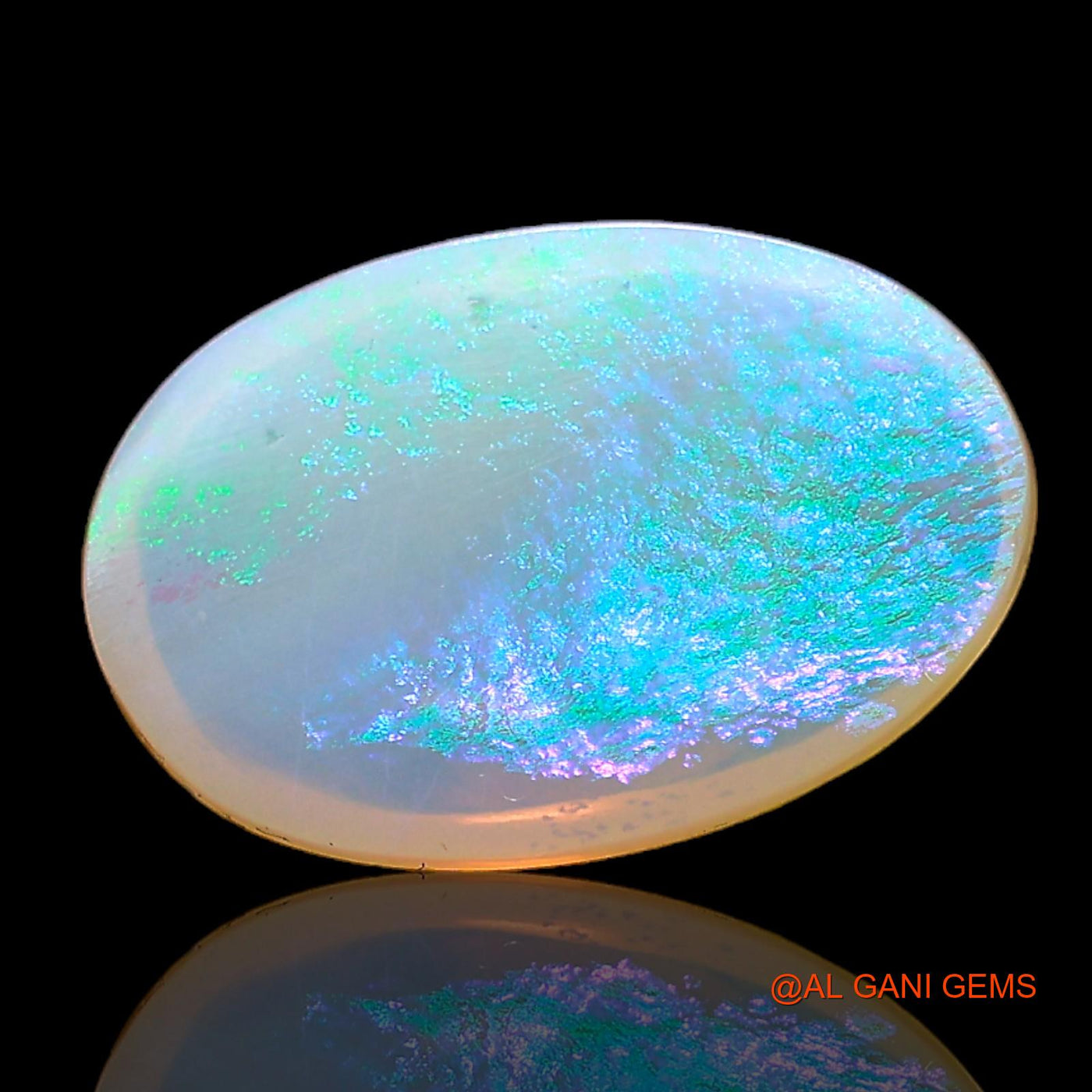 2.00 Cts Natural Australian Fire Opal Loose Gemstone Oval Cabochon 12x8x3 mm AC-997