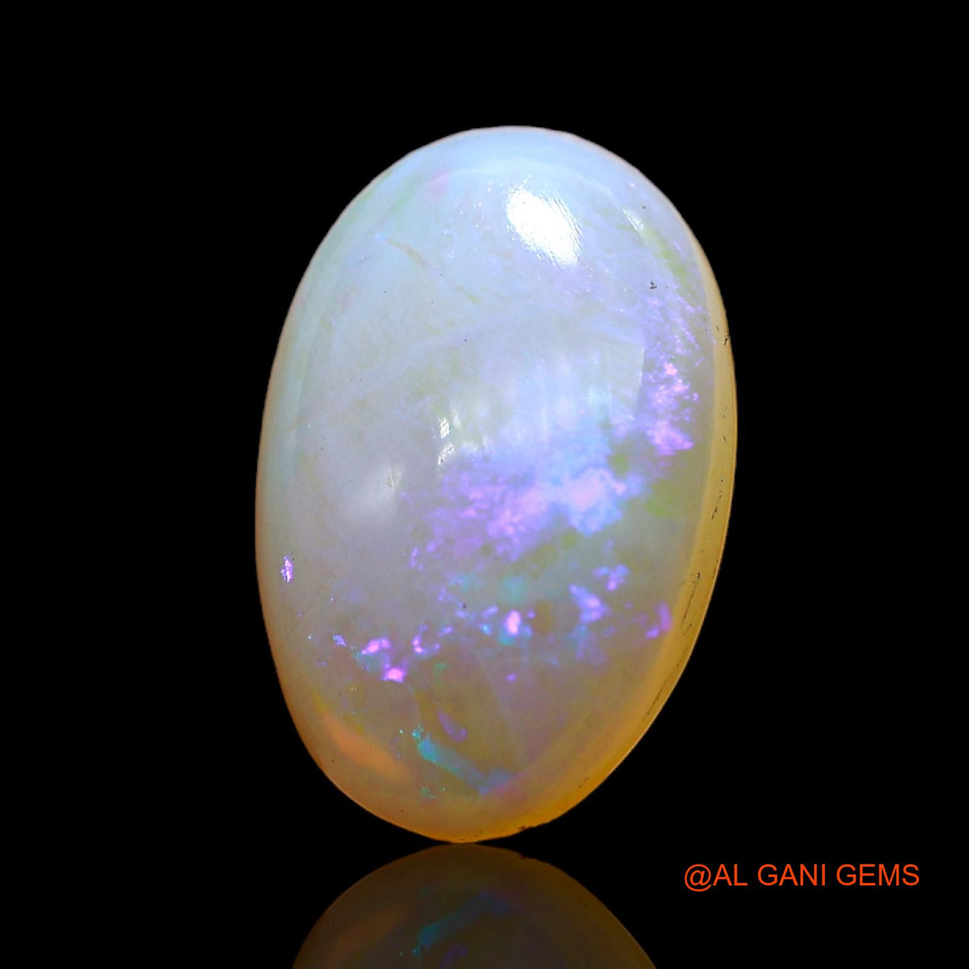 2.00 Cts Natural Australian Fire Opal Loose Gemstone Oval Cabochon 12x8x3 mm AC-997