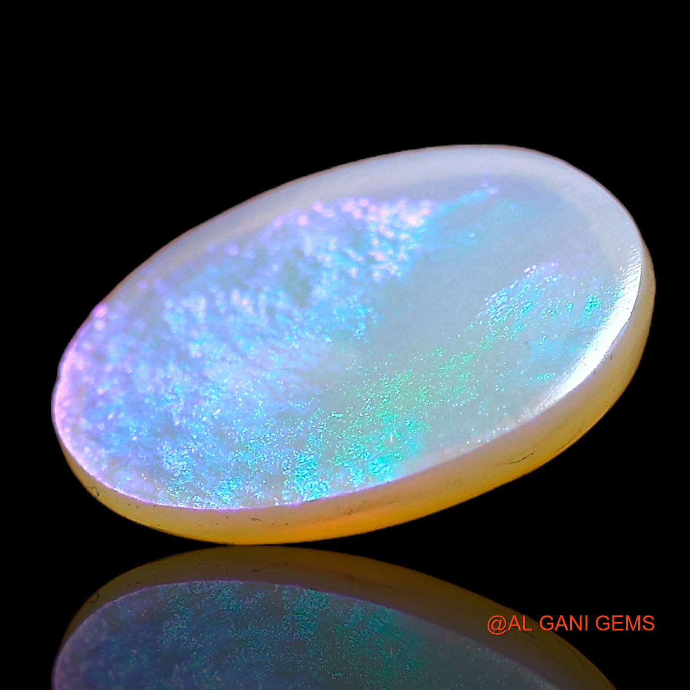 2.00 Cts Natural Australian Fire Opal Loose Gemstone Oval Cabochon 12x8x3 mm AC-997
