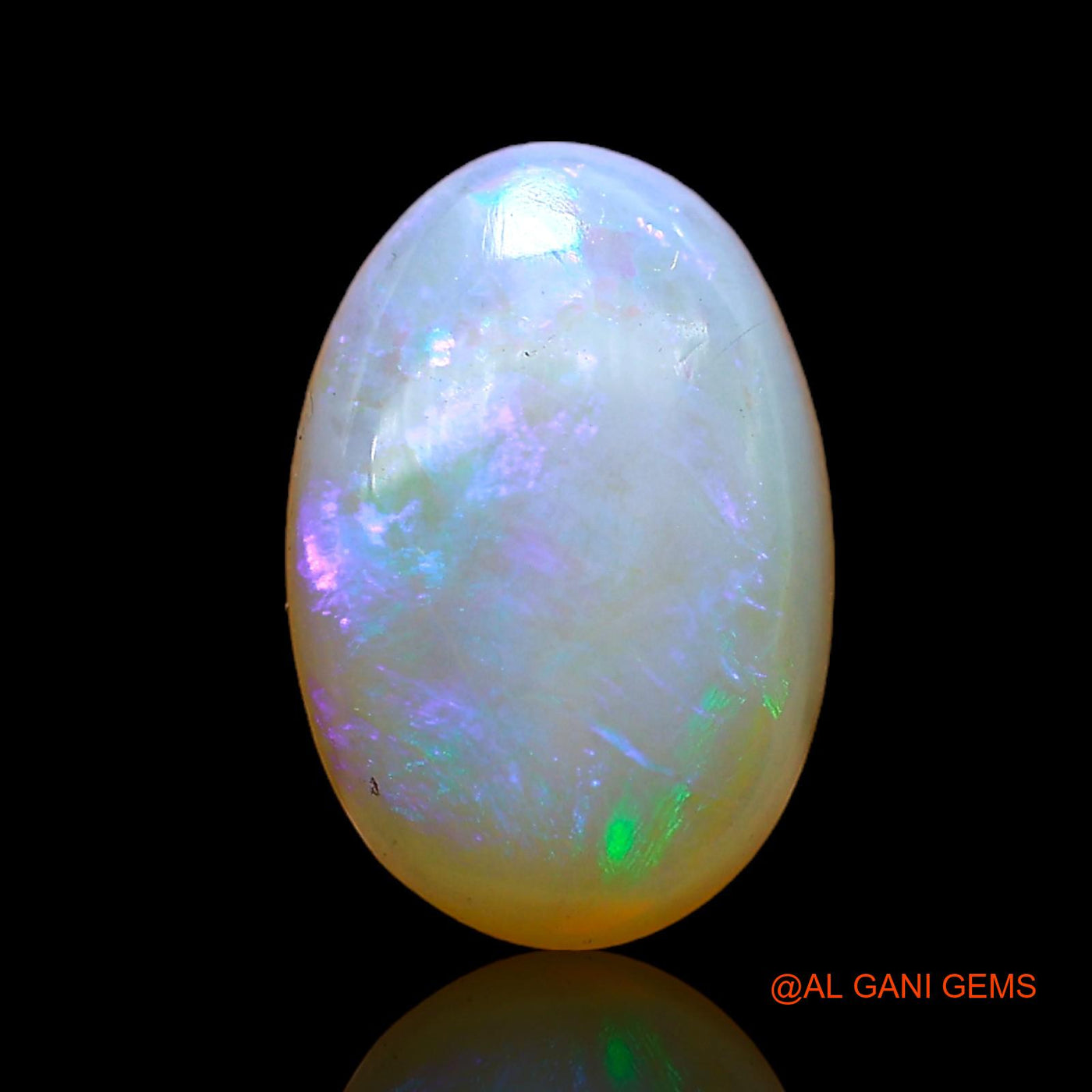 2.00 Cts Natural Australian Fire Opal Loose Gemstone Oval Cabochon 12x8x3 mm AC-997