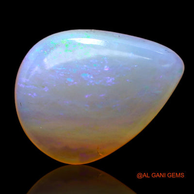 Natural Fire Opal Gemstone 2.00 Cts Loose Pear Cabochon From Australia 12x9x4 mm AC-998