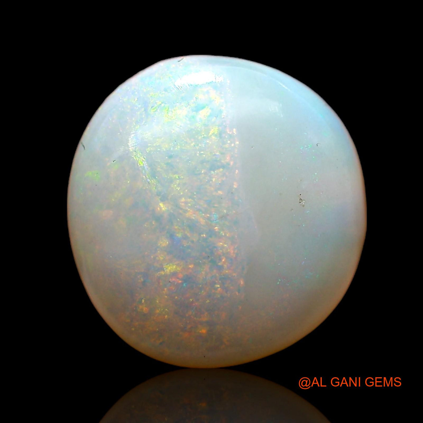 4.00 Cts Natural Australian Fire Opal Loose Gemstone Oval Cabochon 11x11x5 mm AC-999