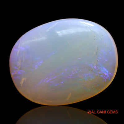 4.00 Cts Unheated Australian Fire Opal Loose Gemstone Oval Cabochon Natural 16x12x3 mm AC-99