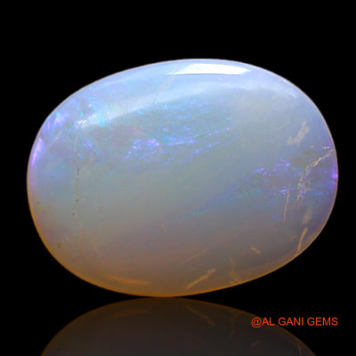 4.00 Cts Unheated Australian Fire Opal Loose Gemstone Oval Cabochon Natural 16x12x3 mm AC-99