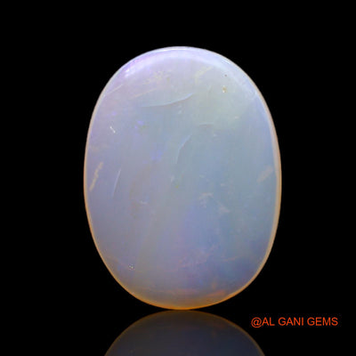4.00 Cts Unheated Australian Fire Opal Loose Gemstone Oval Cabochon Natural 16x12x3 mm AC-99