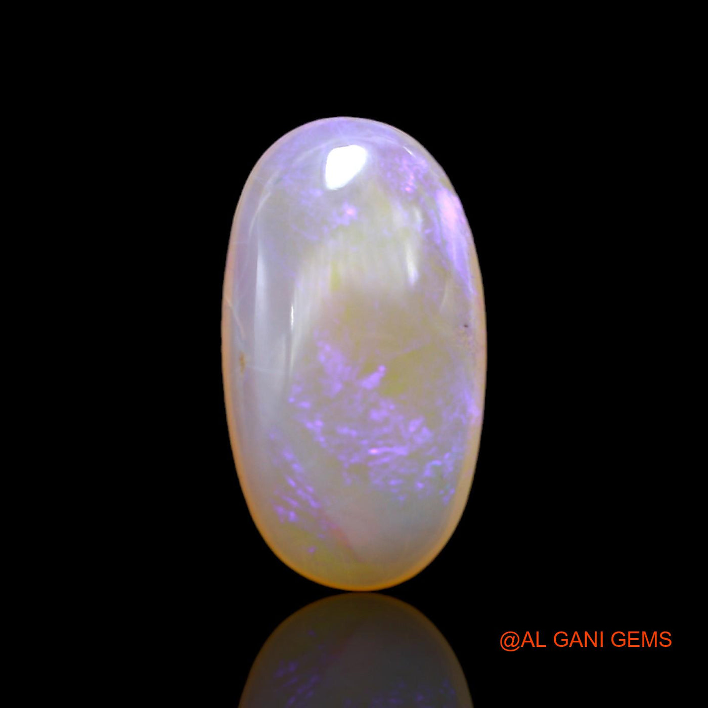 8.00 Cts Natural Australian Fire Opal Loose Gemstone Oval Cabochon 21x12x5 mm AC-9