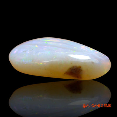 2.00 Cts Unheated Australian Fire Opal Loose Gemstone Fancy Cabochon Natural 13x7x3 mm AD-1000