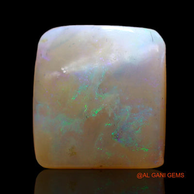 Natural Fire Opal Gemstone 4.00 Cts Loose Square Cabochon From Australia 11x10x4 mm AD-100