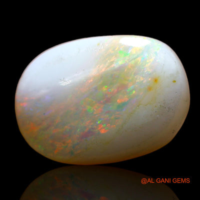 3.00 Cts Unheated Australian Fire Opal Loose Gemstone Oval Cabochon Natural 13x9x3 mm AD-102