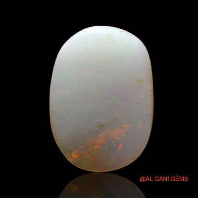 3.00 Cts Unheated Australian Fire Opal Loose Gemstone Oval Cabochon Natural 13x9x3 mm AD-102