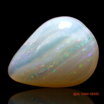 3.00 Cts Natural Australian Fire Opal Pear Cabochon Loose Gemstone For Jewelry 13x10x4 mm AD-103