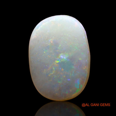 3.00 Cts Natural Australian Fire Opal Loose Gemstone Oval Cabochon 13x10x3 mm AD-104