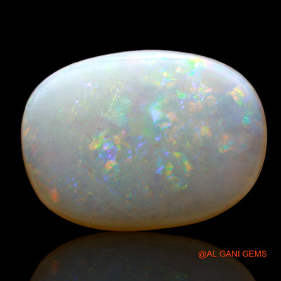 3.00 Cts Natural Australian Fire Opal Loose Gemstone Oval Cabochon 13x10x3 mm AD-104