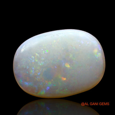 3.00 Cts Natural Australian Fire Opal Loose Gemstone Oval Cabochon 13x10x3 mm AD-104