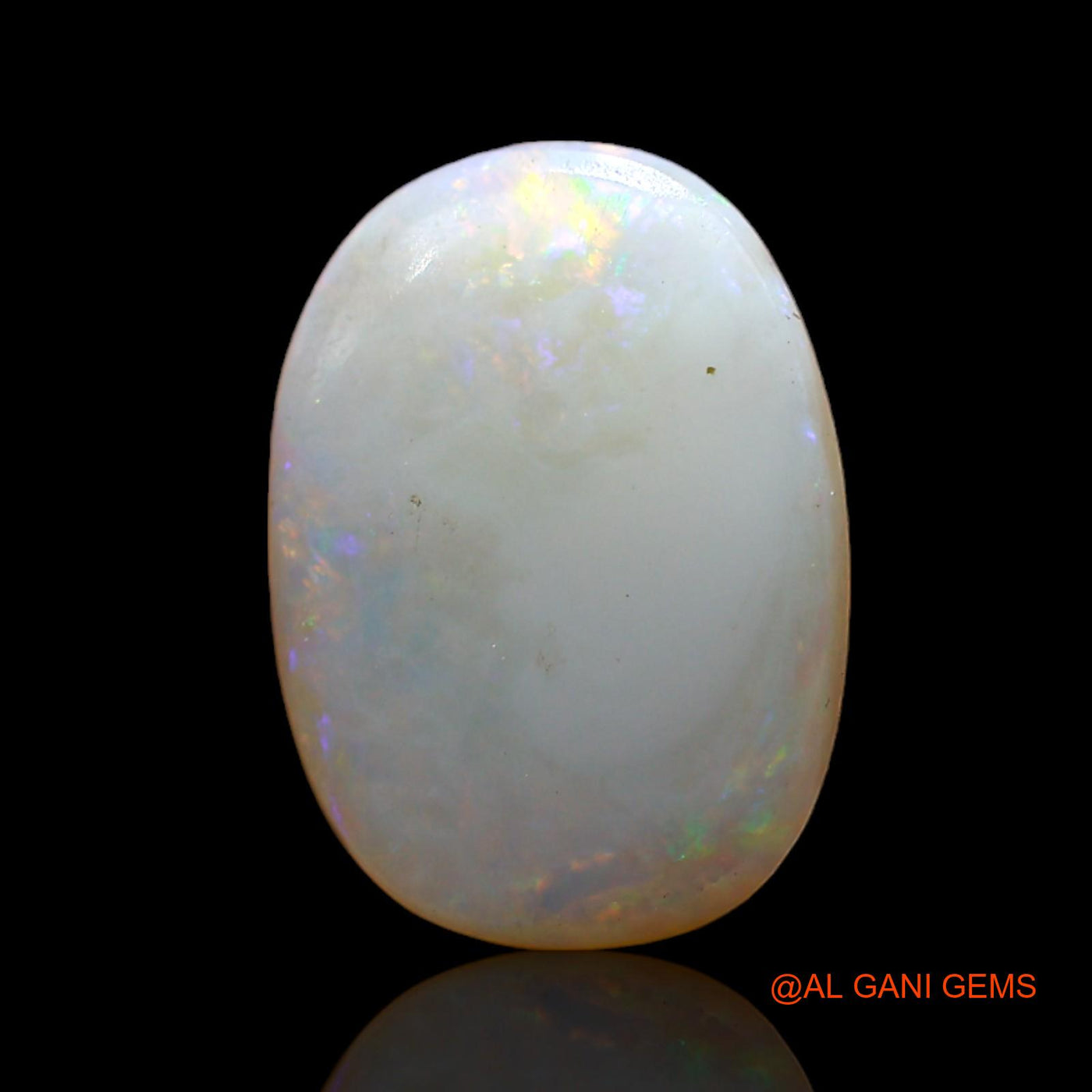 3.00 Cts Natural Australian Fire Opal Loose Gemstone Oval Cabochon 13x10x3 mm AD-104