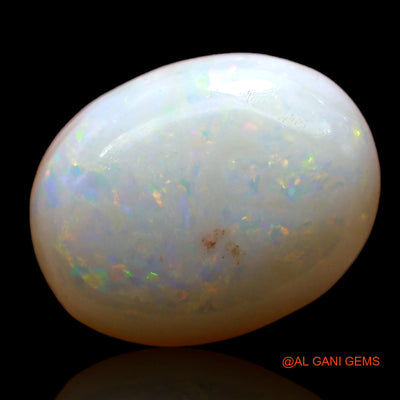 4.00 Cts Unheated Australian Fire Opal Loose Gemstone Oval Cabochon Natural 13x10x4 mm AD-105
