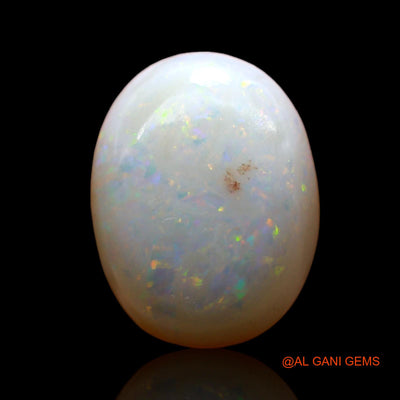 4.00 Cts Unheated Australian Fire Opal Loose Gemstone Oval Cabochon Natural 13x10x4 mm AD-105