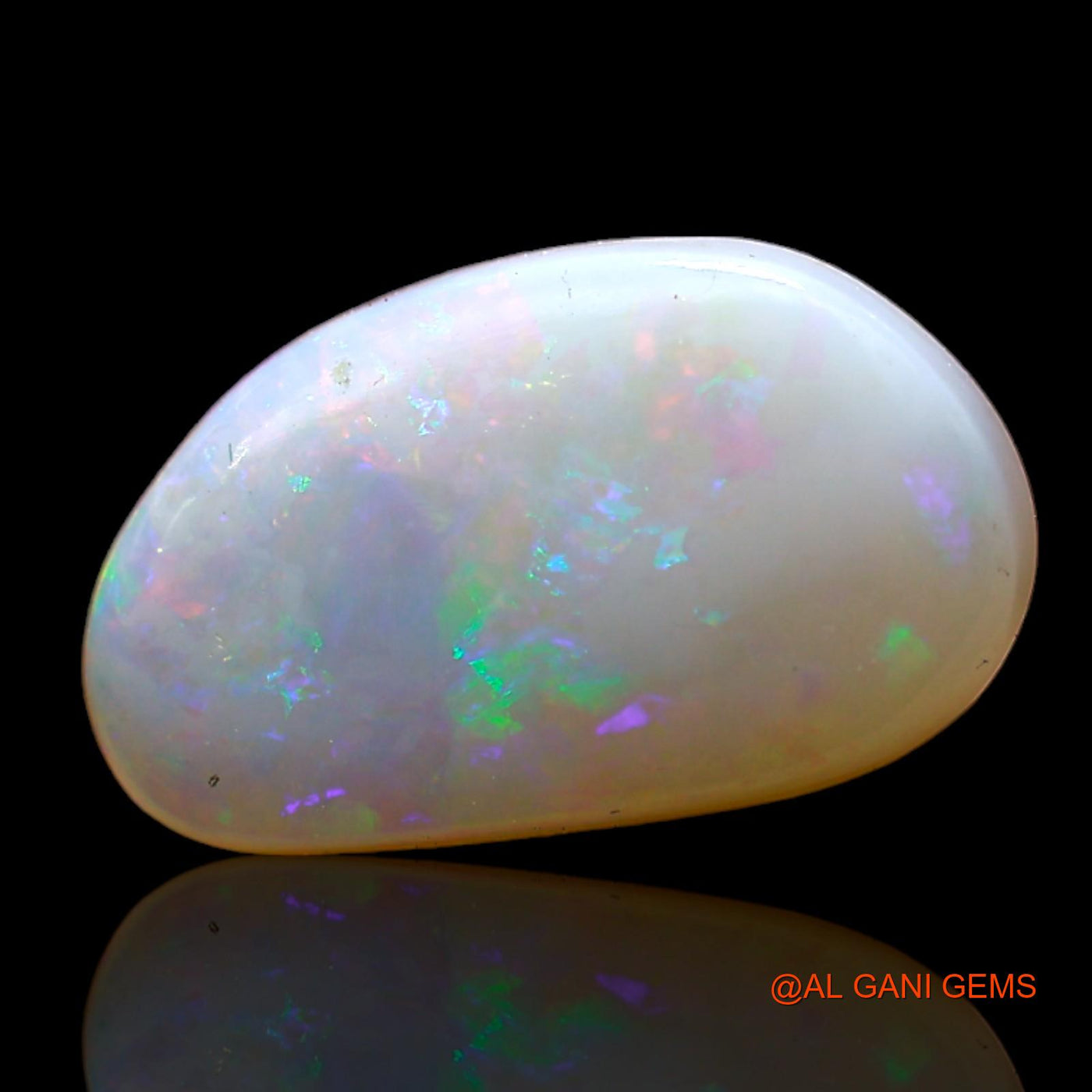 3.00 Cts Natural Australian Fire Opal Fancy Cabochon Loose Gemstone For Jewelry 14x8x3 mm AD-106