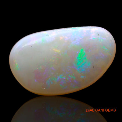 3.00 Cts Natural Australian Fire Opal Fancy Cabochon Loose Gemstone For Jewelry 14x8x3 mm AD-106