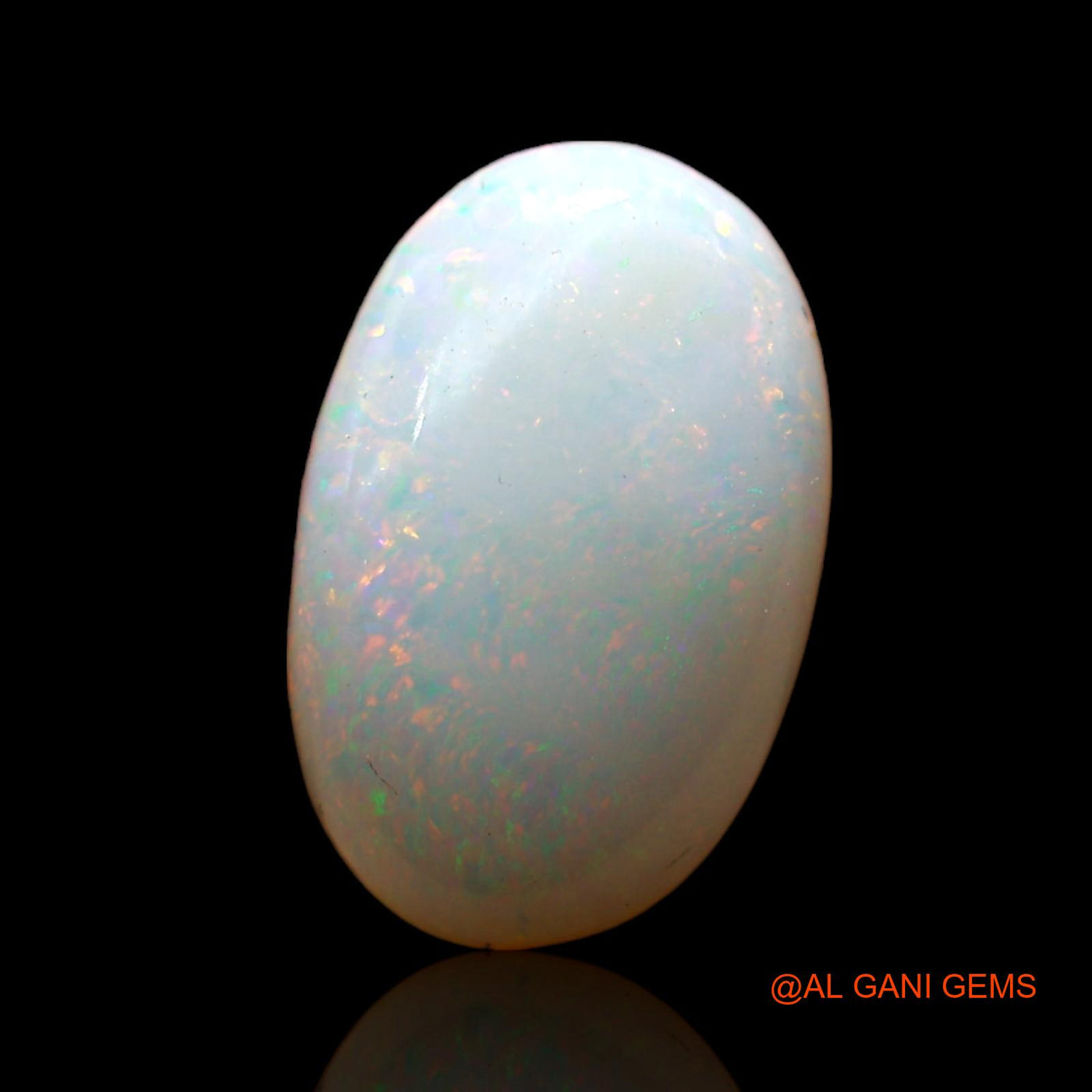 3.00 Cts Natural Australian Fire Opal Oval Cabochon Loose Gemstone For Jewelry 14x9x4 mm AD-107