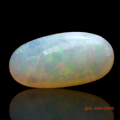 3.00 Cts Natural Australian Fire Opal Loose Gemstone Oval Cabochon 15x7x3 mm AD-108