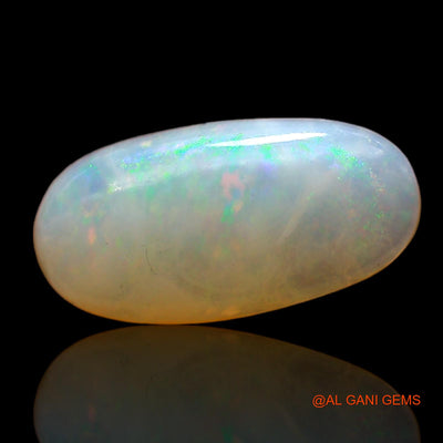 3.00 Cts Natural Australian Fire Opal Loose Gemstone Oval Cabochon 15x7x3 mm AD-108
