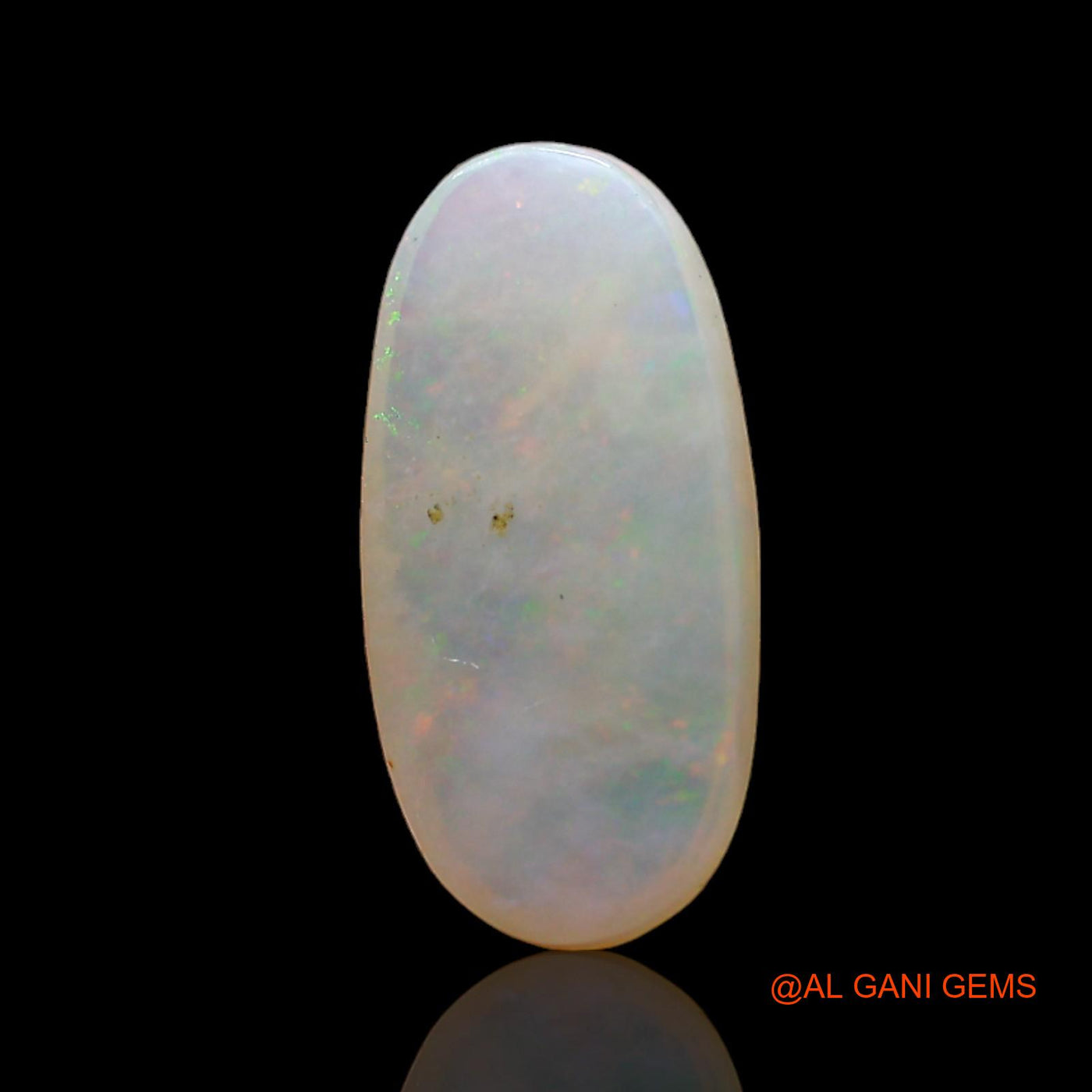 3.00 Cts Natural Australian Fire Opal Loose Gemstone Oval Cabochon 15x7x3 mm AD-108