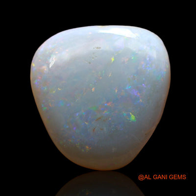 Natural Fire Opal Gemstone 5.00 Cts Loose Fancy Cabochon From Australia 14x14x3 mm AD-10