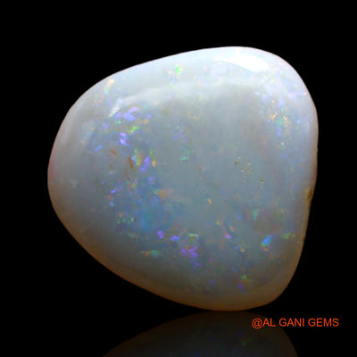 Natural Fire Opal Gemstone 5.00 Cts Loose Fancy Cabochon From Australia 14x14x3 mm AD-10