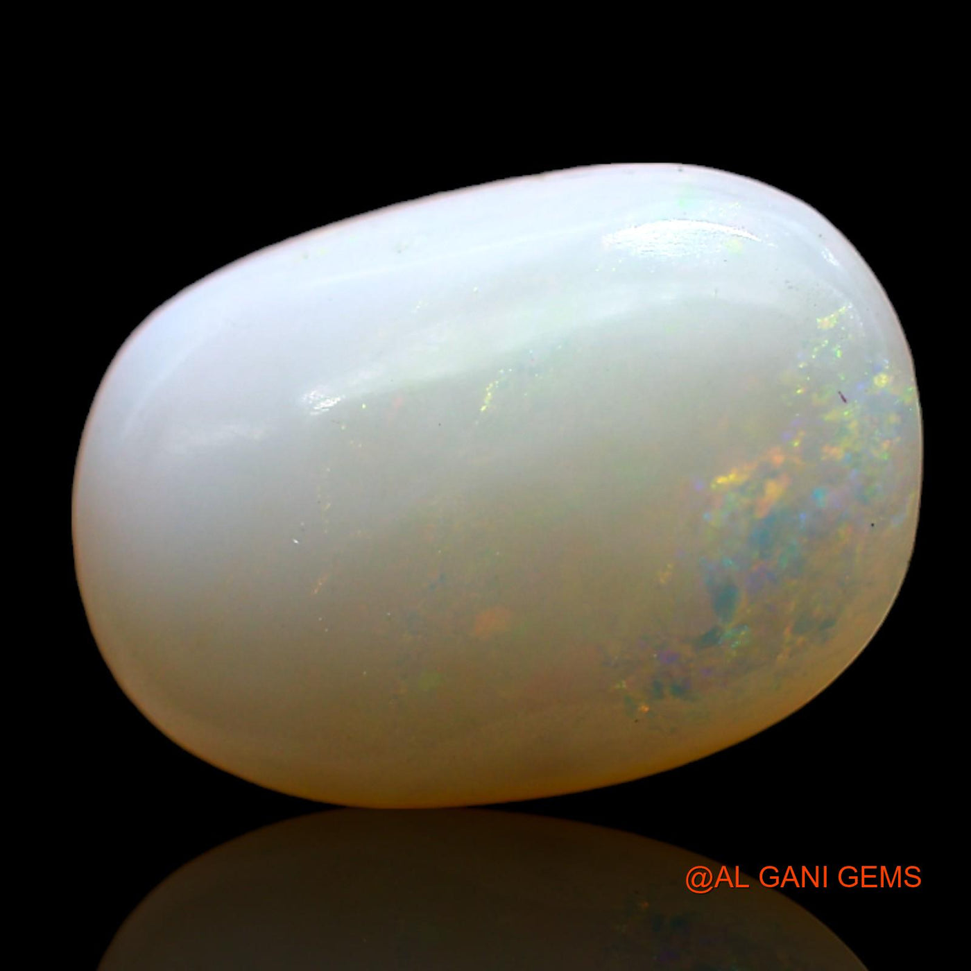 3.00 Cts Natural Australian Fire Opal Loose Gemstone Oval Cabochon 13x9x4 mm AD-110