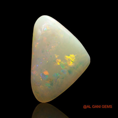 2.00 Cts Natural Australian Fire Opal Loose Gemstone Trillion Cabochon 14x9x3 mm AD-111