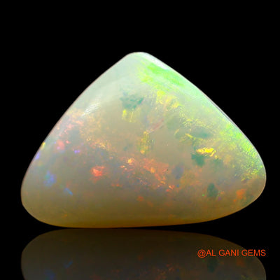 2.00 Cts Natural Australian Fire Opal Loose Gemstone Trillion Cabochon 14x9x3 mm AD-111