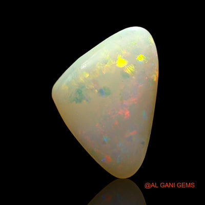 2.00 Cts Natural Australian Fire Opal Loose Gemstone Trillion Cabochon 14x9x3 mm AD-111